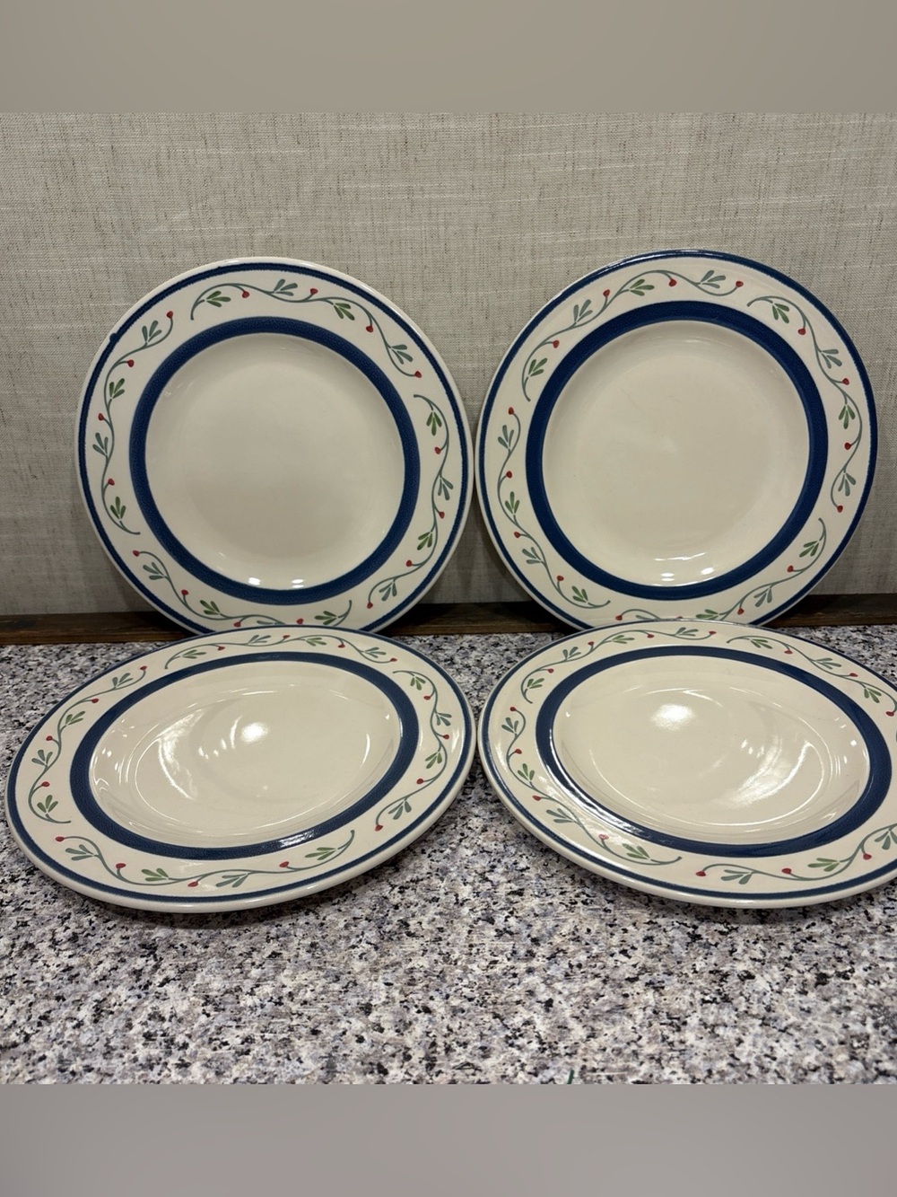 Set Of 4 Pfaltzgraft Wyngate Lunch Plates 8”